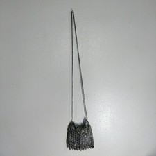 Kenny Ma Swarovski Crystal Evening Bag Antique Silver Metal And Mesh Lined