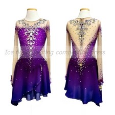 manufacturer store girls ice figure skating dress hand made