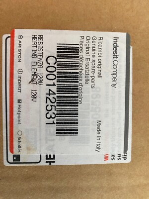 WASHING MACHINE HEATING ELEMENT 12V Indesit Hotpoint Ariston Whirlpool C00142531