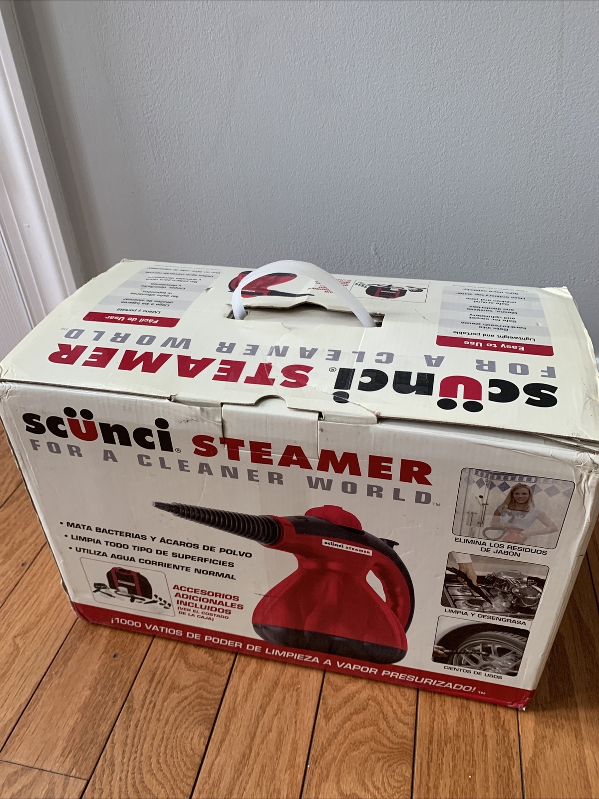 SCUNCI Steamer Ss1000 Handheld Steam Cleaner for sale online eBay