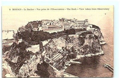 S03-9681, MONACO, LE ROHCER, VINTAGE POSTCARD