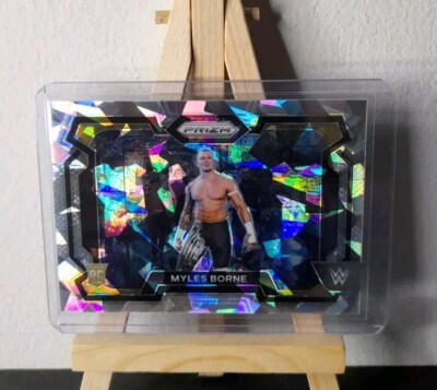 2024 Myles Borne Panini Prizm WWE Cracked Ice Prizm *Rookie Card* RC 