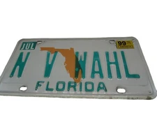 Vintage 1999 Florida License Plate Oranges State 33542