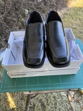 Sonoma Youth Boy's Christopher Black Slip On Dress Shoes - BLACK - SIZE: 4 MED