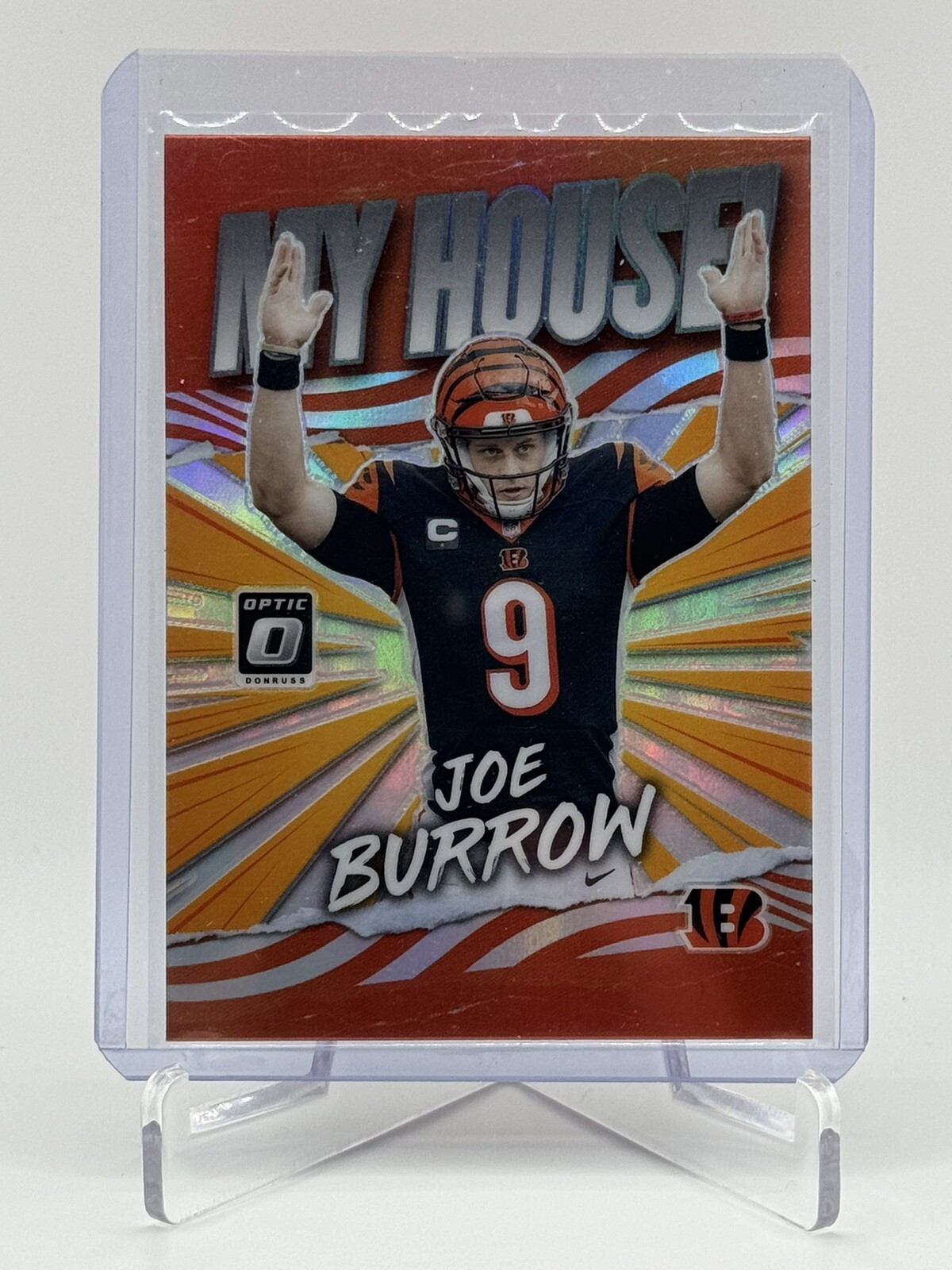 2021 Donruss Optic My House Silver Prizm Holo Joe Burrow #MH-11 Bengals