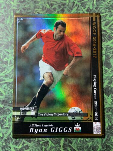 Panini WCCF 2016-17 Ryan Giggs Manchester United Refractor card England - Picture 1 of 2