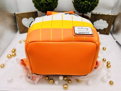 Loungefly Exclusive - Minnie Mouse Candy Corn Cupcake Glow Mini Backpack Loungefly Exclusive - Minnie Mouse Candy Corn Cupcake Glow  main image 3