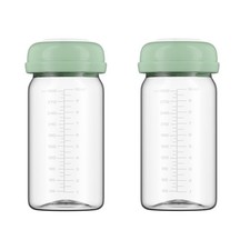 Breastmilk Storage Bottles Collection Bottles, 10oz Wide-Neck Breast Milk Con...