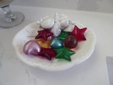 Vintage Seashell White Porcelain Bathroom Soap Dish