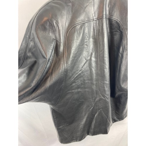 Vakko Vintage Dolman Sleeve Slouchy Leather Jacket Medium - Bild 4 von 4