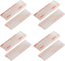 8 Pieces (4 Sets) EZ Pass Mounting Strips with 0.5 x 1.5 inches, Clear 