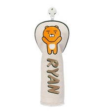 Kakao Friends Ryan Golf Wood Headcover Plush Driver Fairway Cover NWT Fast Ship