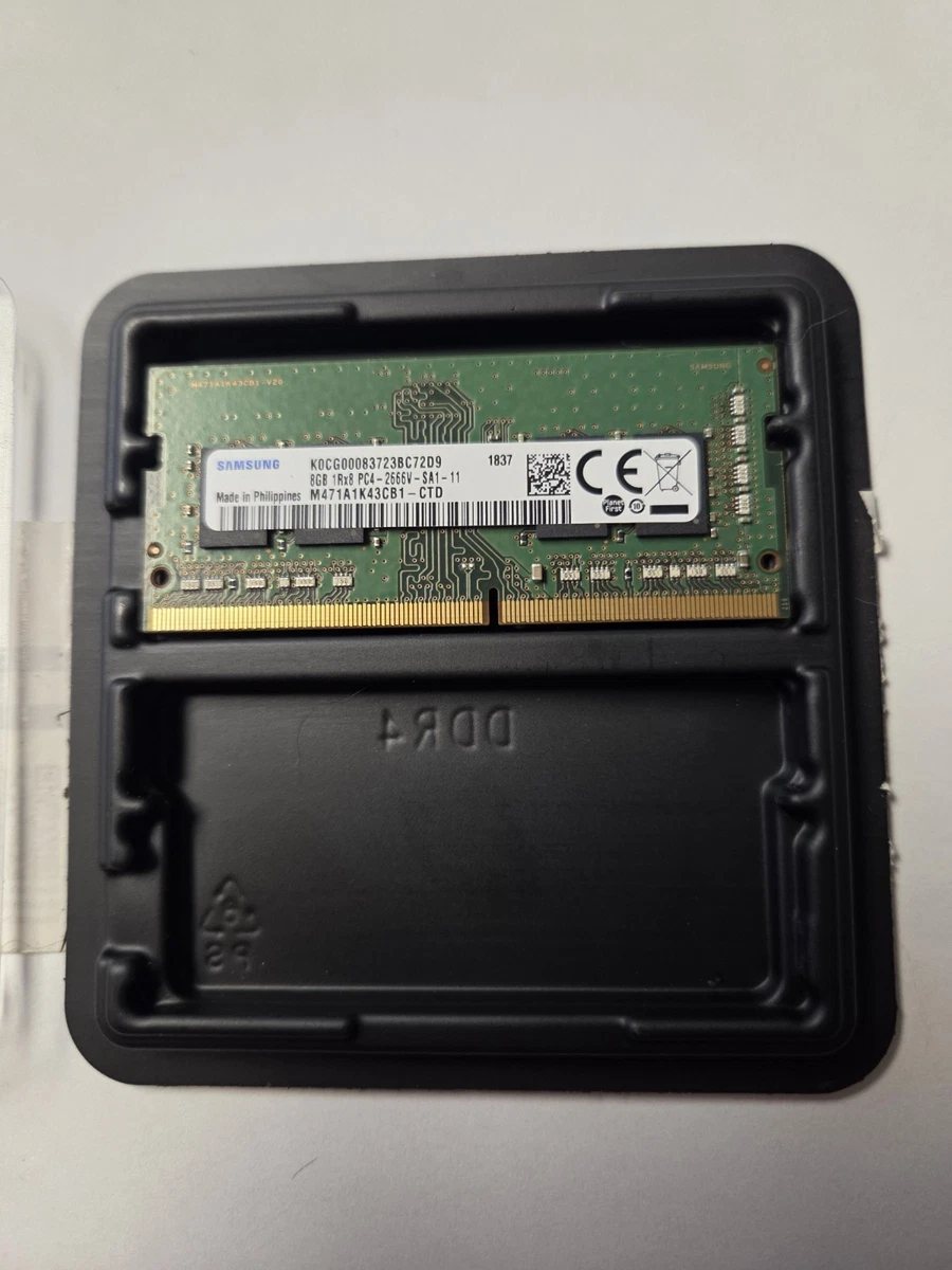 Samsung PC4-21300 (DDR4-2666) Bus Speed Computer RAM 8 GB Capacity