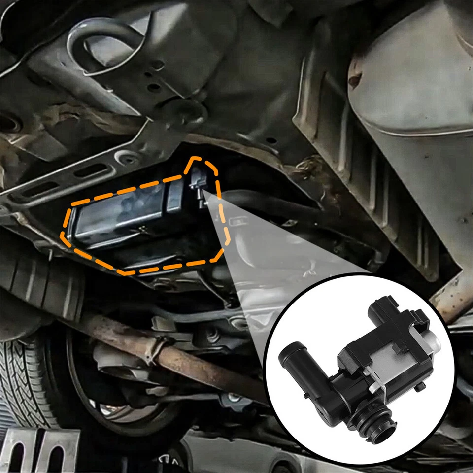 Válvula de control de ventilación de evaporación solenoide de purga de bote de vapor OEM #14935-JF00B para Nissan Foto 3 de 4