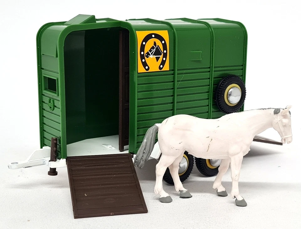 Britains 1/32 -Double Horsebox Trailer & Horse 9562 Model Farm Vehicle - Image 4 of 4