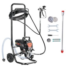 Stand Airless Paint Sprayer 950W 3000PSI Electric Paint Sprayer With Cart