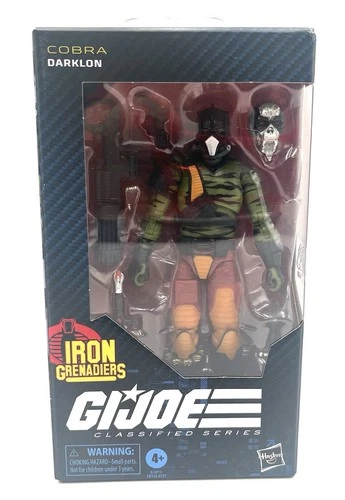 Hasbro G.IJoe Classified Series Iron Grenadiers Darklon Boxed 6 Inch #1