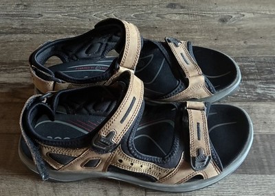 ECCO Yucatan Offroad Sandals Womens  Excellent Condition 39 8 - 8.5 M Brown 