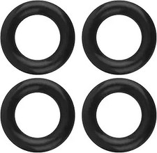 Universal 4PCS Car Exhaust Hangers O Rings, Durable Rubber Muffler Hanger for Ha