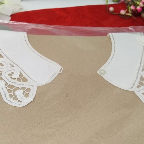 2X Vintage Lace Collar - Battenburg Lace - NOS New Old Stock - Picture 6 of 14