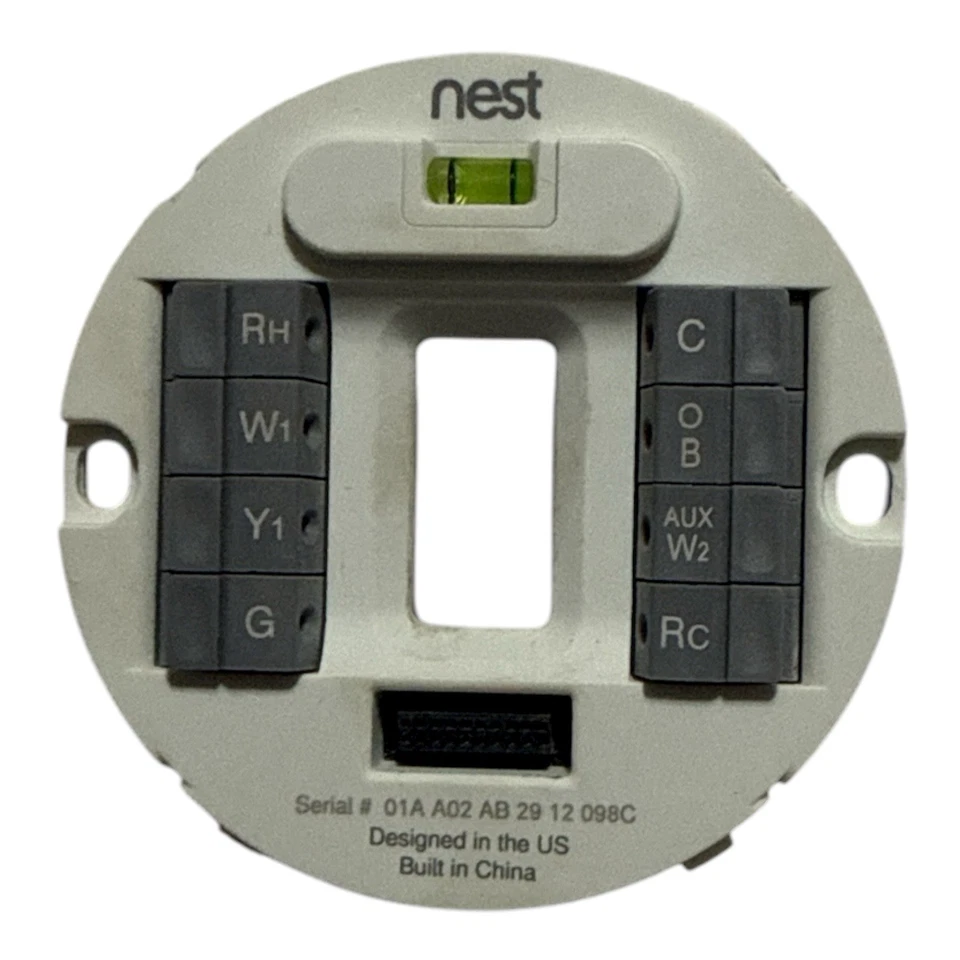 Nest 1st Gen Learning Thermostat 01A T100577 Silver/Black Stainless Steel Wi-Fi - Image 3 of 4