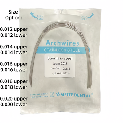 #ad #ad Dental Ortho Arch Wire Stainless Steel Ovoid Natural Round Rectangular Wire $127.55