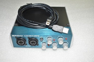 PRESONUS AUDIOBOX USB 96 BLUE 2x2 AUDIO INTERFACE XLR/TRS W/PHANTOM