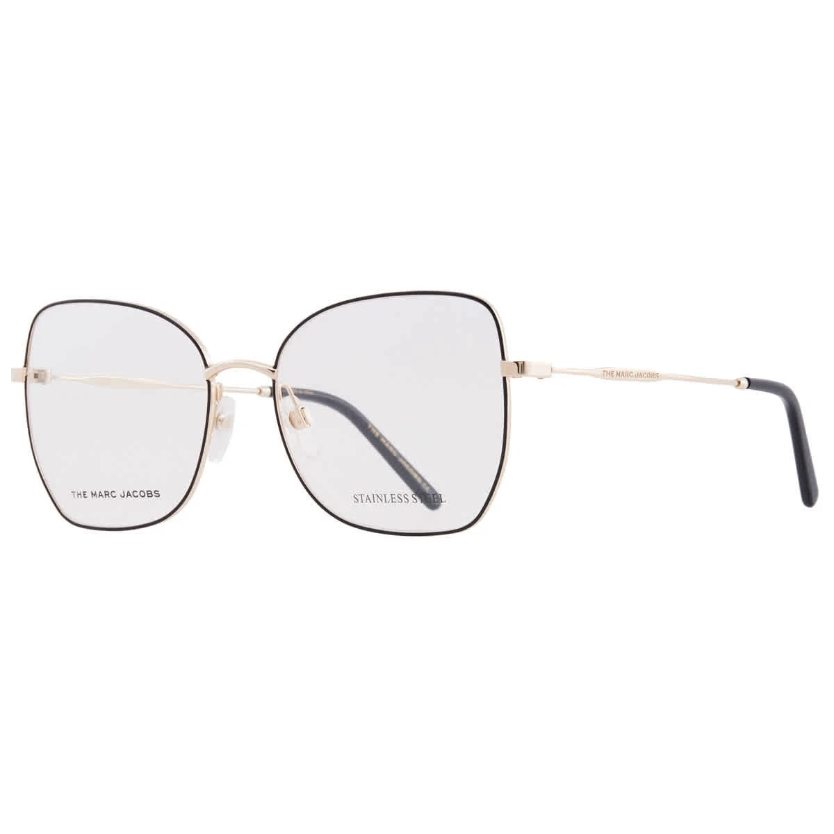 NEW MARC JACOBS MARC 591 0Y3R 00 EYEGLASSES GOLD IVORY WOMEN EYEWEAR MARC JACOBS Marc Jacobs Glasses MARC-740 PY3 main image 2