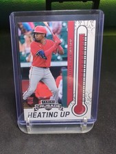 Darren Baker 2025 Panini Crusade Heating Up Insert #34 Washington Nationals RC