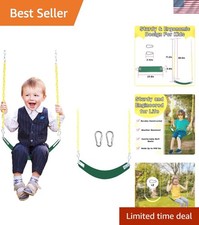 Stainless Steel Triangle Swing Seat for Family Fun - Supports Up to 440 lbs