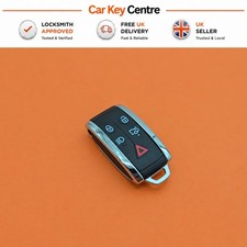 High Quality Aftermarket Jaguar 5 Button Key Case Metal Side High Quality Aftermarket Jaguar 5 Button Key Case Metal Side