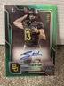 2025 Bowman University Chrome Sawyer Robertson 1st Auto Green /99 #BCA-SR