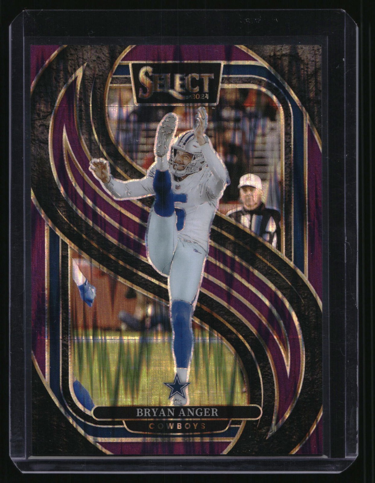 2024 Panini Select #141 Bryan Anger Purple Prizm Shock #/360