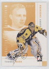 2007-08 ITG Between the Pipes Tuukka Rask Gerry Cheevers #GT-09 HOF 0pm7