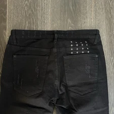 Ksubi Van Winkle Black Rebel Trashed Size 32