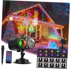 2025 Upgrade Holiday Projectors, Brighter Halloween Decorations Projector 