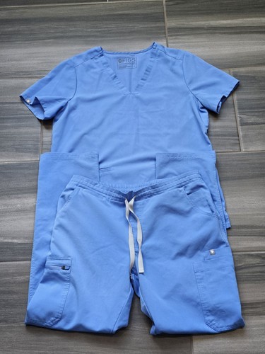 FIGS Womens Technical Collection Set - Size M Blue- Cargo Pants