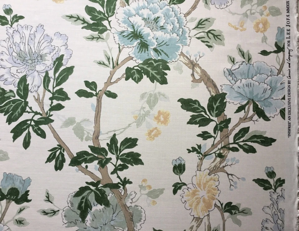 LEE JOFA CURTAIN FABRIC ‘INISFREE’ 1.5M - INLET - LINEN BLEND - CARRIER & CO - Image 4 of 4