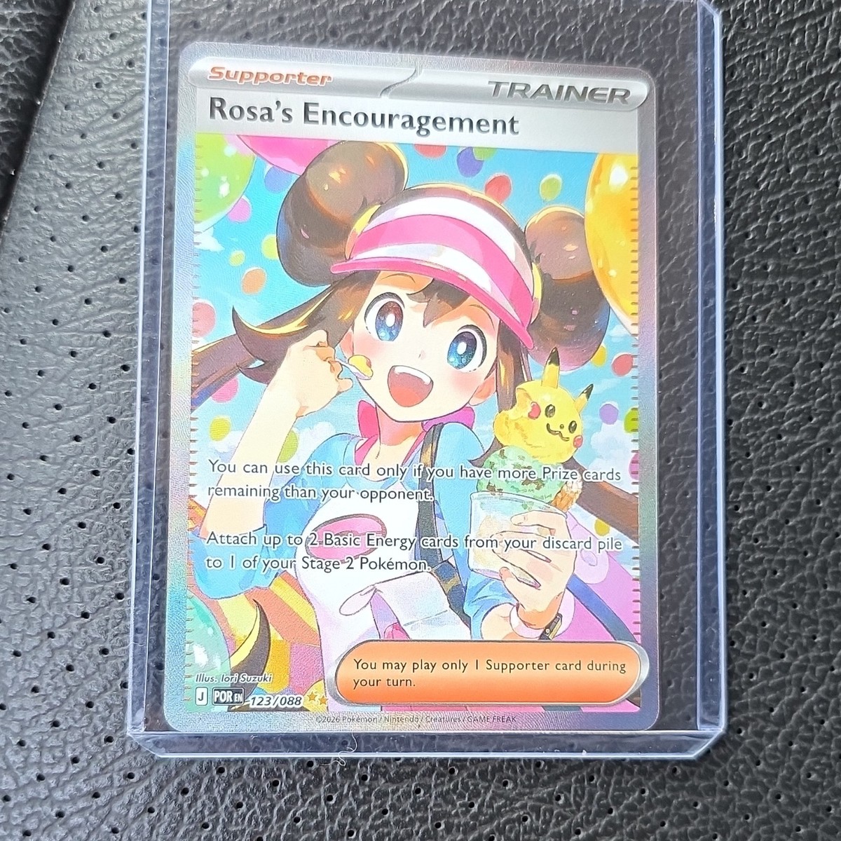 Pokémon Rosa's Encouragement Trainer-Supporter Card Nintendo