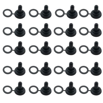 20PCS 12mm Toggle Switch Cover, Waterproof Rubber Cover Duty Rocker Switch Cover