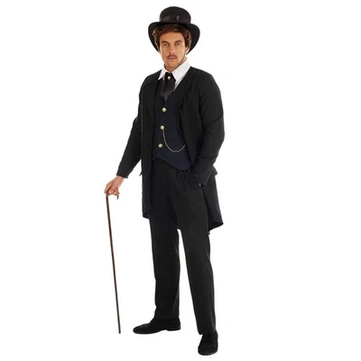 Herren Kostüm Viktorianisch, Frack Steampunk, Gehrock, Perfekt für Karneval u... - Bild 1 von 4