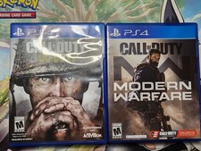 Call Of Duty WwII And Modern Warfare Bundle Sony PlayStation Ps4