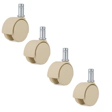 Chromcraft Almond Casters Set of 4 OEM