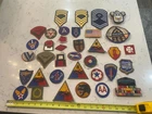 Large Lot Of WW2 To Vietnam Military Patches