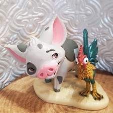 Disney Moana Pua Pig Hei Hei Rooster PVC Figure Figurine Toy. 1