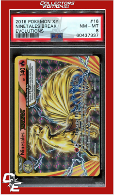 Evolutions 16 Ninetales Break PSA 8 | eBay