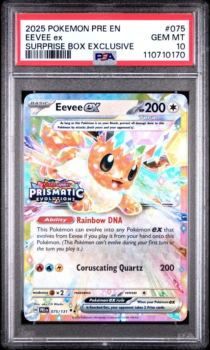 ポケモンカード イーブイex PSA10 Eevee ex GEM MT ポケモンカード イーブイex PSA10 Eevee ex GEM MT - メルカリ