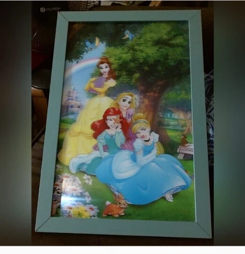 Disney 3d Picture The Disney princesses