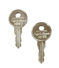 HD01-HD10 2-New Keys for Bauer & Husky Locks SafeCo Brands 2-Keys
