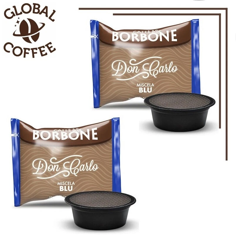 400 Capsule Don Carlo Caffè Borbone Miscela Blu Compatibili Lavazza A Modo Mio